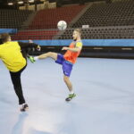 11.11.2016. Trening Vive Tauronu Kielce w hali Sports Centre Jane Sandanski w Skopje / Jarosław Kubalski / Radio Kielce