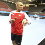 11.11.2016. Trening Vive Tauronu Kielce w hali Sports Centre Jane Sandanski w Skopje / Jarosław Kubalski / Radio Kielce