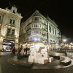 13.11.2016 Belgrad. Nocny spacer po stolicy Serbii. Centrum miasta. / Jarosław Kubalski / Radio Kielce