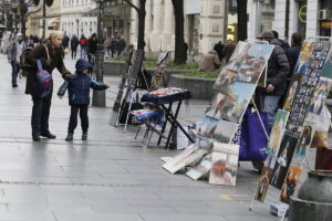 14.11.2016 Belgrad. Serbia. Spacer po mieście. / Jarosław Kubalski / Radio Kielce