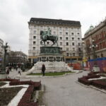 14.11.2016 Belgrad. Serbia. Spacer po mieście. Plac Republiki. / Jarosław Kubalski / Radio Kielce