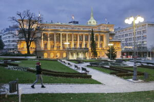 14.11.2016 Belgrad. Serbia. Spacer po mieście. / Jarosław Kubalski / Radio Kielce