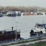 15.11.2016 Belgrad. Serbia. Spacer po mieście. Rzeka Sawa. Widok na miasto. / Jarosław Kubalski / Radio Kielce