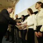 18.11.2016 Kielce. Wręczenie stypendiów dla studentów z Ukrainy. / Jarosław Kubalski / Radio Kielce