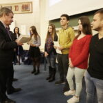 18.11.2016 Kielce. Wręczenie stypendiów dla studentów z Ukrainy. / Jarosław Kubalski / Radio Kielce