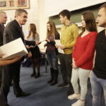 18.11.2016 Kielce. Wręczenie stypendiów dla studentów z Ukrainy. / Jarosław Kubalski / Radio Kielce