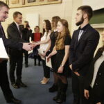 18.11.2016 Kielce. Wręczenie stypendiów dla studentów z Ukrainy. / Jarosław Kubalski / Radio Kielce