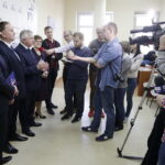 21.11.2016 Kielce. Senator Krzysztof Słoń, poseł Marek Kwitek, poseł Krzysztof Lipiec i poseł Maria Zuba podczas konferencji podczas konferencji Prawa i Sprawiedliwości. / Jarosław Kubalski / Radio Kielce