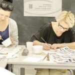 26.11.2016 Kielce. Warsztaty kaligrafii w Instytucie Designu / Jarosław Kubalski / Radio Kielce