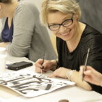 26.11.2016 Kielce. Warsztaty kaligrafii w Instytucie Designu / Jarosław Kubalski / Radio Kielce