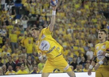 07.05.2016 Mecz Vive Tauron Kielce - Orlen Wisła Płock. Krzysztof Lijewski / Jarosław Kubalski / Radio Kielce