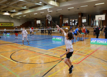 25.10.2014 Kielce. Badmintonowy II Turniej Pamięci Adama Gołąba / Wojciech Habdas / Radio Kielce