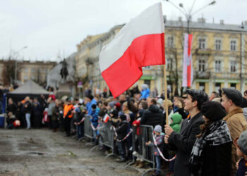 11.11.2015 Kielce. Święto Niepodległości - uroczystości na pl. Wolności. / Wojciech Habdas / Radio Kielce