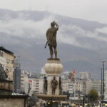 12.11.2016 Skopje. Macedonia. Centrum miasta. / Jarosław Kubalski / Radio Kielce