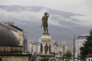 12.11.2016 Skopje. Macedonia. Centrum miasta. / Jarosław Kubalski / Radio Kielce