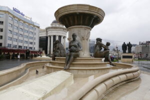 12.11.2016 Skopje. Macedonia. Centrum miasta. / Jarosław Kubalski / Radio Kielce