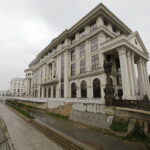 12.11.2016 Skopje. Macedonia. Centrum miasta. ministerstwo spraw zagranicznych. / Jarosław Kubalski / Radio Kielce