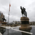 12.11.2016 Skopje. Macedonia. Centrum miasta. / Jarosław Kubalski / Radio Kielce