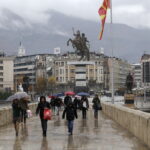 12.11.2016 Skopje. Macedonia. Centrum miasta. / Jarosław Kubalski / Radio Kielce