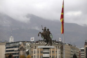 12.11.2016 Skopje. Macedonia. Centrum miasta. / Jarosław Kubalski / Radio Kielce