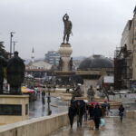 12.11.2016 Skopje. Macedonia. Centrum miasta. / Jarosław Kubalski / Radio Kielce