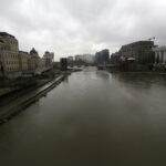 12.11.2016 Skopje. Macedonia. Centrum miasta. rzeka Wardar. / Jarosław Kubalski / Radio Kielce