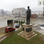 12.11.2016 Skopje. Macedonia. Centrum miasta. / Jarosław Kubalski / Radio Kielce