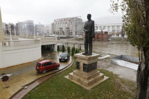 12.11.2016 Skopje. Macedonia. Centrum miasta. / Jarosław Kubalski / Radio Kielce