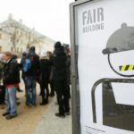 29.11.2016 Instytut Designu. Konferencja na temat wystawy "Fair Bulding" / Wojciech Habdas / Radio Kielce