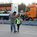 14.11.2016 Tor w Miedzianej Górze. Akcja profilaktyczna policji / Wojciech Habdas / Radio Kielce