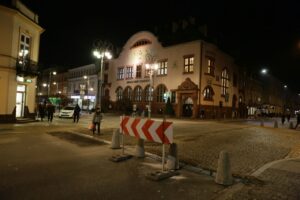 15.11.2016 Remont ulic Sienkiewicza i Paderewskiego w Kielcach / Wojciech Habdas / Radio Kielce
