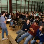 18.11.2016 Kielce. Młodzież z Izraela odwiedziła II LO / Wojciech Habdas / Radio Kielce