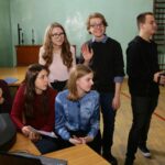 18.11.2016 Kielce. Młodzież z Izraela odwiedziła II LO / Wojciech Habdas / Radio Kielce