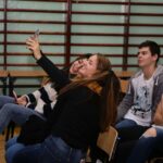 18.11.2016 Kielce. Młodzież z Izraela odwiedziła II LO / Wojciech Habdas / Radio Kielce