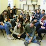 18.11.2016 Kielce. Młodzież z Izraela odwiedziła II LO / Wojciech Habdas / Radio Kielce