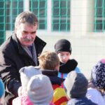 23.11.2016. Otwarcie zespołu boisk sportowych przy ZSO nr 15 w Kielcach / Wojciech Habdas / Radio Kielce