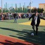 23.11.2016. Otwarcie zespołu boisk sportowych przy ZSO nr 15 w Kielcach / Wojciech Habdas / Radio Kielce