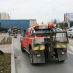 Kielce. Wypadek na ulicy Sandomierskiej (24 listopada 2016 r.) / Wojciech Habdas / Radio Kielce