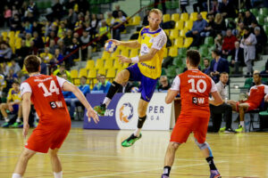 29.11.2016 Kielce. Fragment meczu Vive Tauron - Wybrzeże Gdańsk / Wojciech Habdas / Radio Kielce