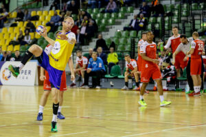 29.11.2016 Kielce. Fragment meczu Vive Tauron - Wybrzeże Gdańsk / Wojciech Habdas / Radio Kielce