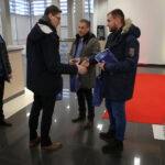 Kielce. Kierownicy drużyn młodzieżowych z wizytą na Kolporter Arena (2 grudnia 2016) / Piotr Michalski / Radio Kielce