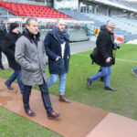 Kielce. Kierownicy drużyn młodzieżowych z wizytą na Kolporter Arena (2 grudnia 2016) / Piotr Michalski / Radio Kielce