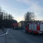 05.12.2016 Tarnawa. Pożar hali produkcyjnej / Ewa Pociejowska - Gawęda / Radio Kielce