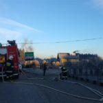 05.12.2016 Tarnawa. Pożar hali produkcyjnej / Ewa Pociejowska - Gawęda / Radio Kielce