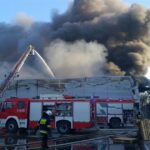 05.12.2016 Tarnawa. Pożar hali produkcyjnej / Ewa Pociejowska - Gawęda / Radio Kielce