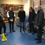 Kielce. Kierownicy drużyn młodzieżowych z wizytą na Kolporter Arena (2 grudnia 2016) / Piotr Michalski / Radio Kielce