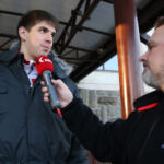 Radio Kielce. Szczypiorniści śpiewali kolędy (17 grudnia 2016) / Piotr Michalski / Radio Kielce