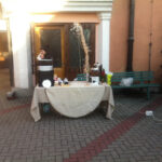 Jędrzejów. Jarmark Bożonarodzeniowy na dziedzińcu Muzeum Przypkowskich (17 grudnia 2016) / Radio Kielce