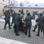 OMPiO. Rekonstrukcja dotycząca wydarzeń stanu wojennego (13 grudnia 2016) / Marlena Płaska / Radio Kielce