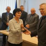 02.12.2016. Nagroda Głównego Inspektora Pracy dla dziennikarki Radia Kielce Ewy Okońskiej / Krzysztof Bujnowicz / Radio Kielce